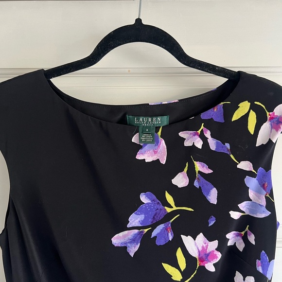 Floral Black Dress - Picture 4 of 4